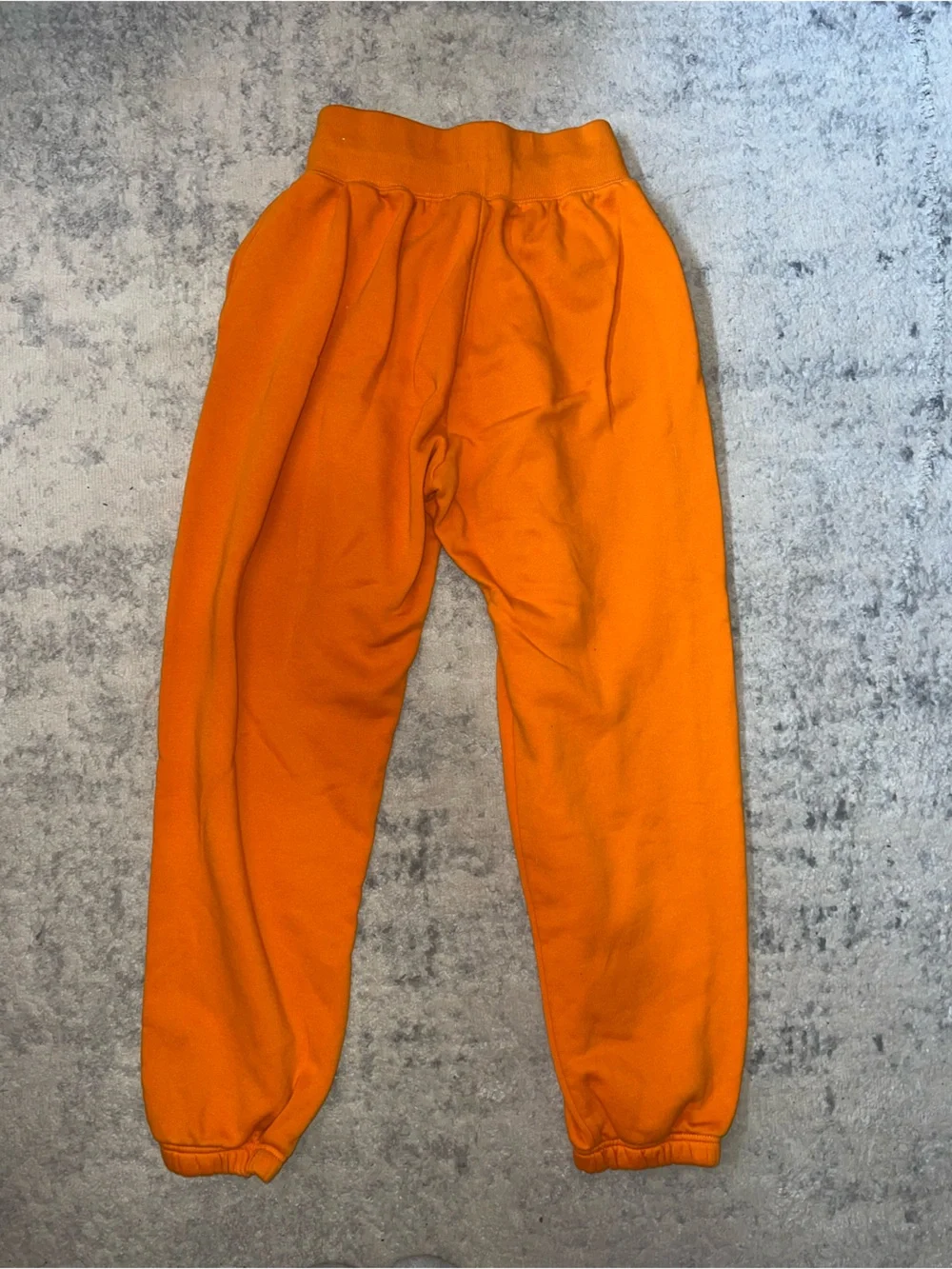 Nike Women’s Pheonix Orange Joggers with White Swoosh